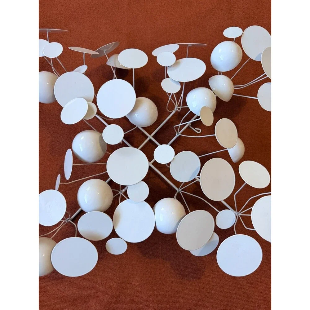 Kenneth Wingard's Jere inspired MCM 'Raindrops' Brutalist Wall Art Sculpture